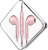 Наушники Hoco M55 (розовый) Наушники Hoco M55 (розовый)