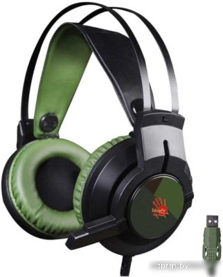 A4Tech Bloody J450 (черный/зеленый) 