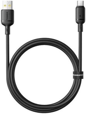 Кабель Baseus Silky Fast Charging Data Cable USB Type-A - USB Type-C 3A (2 м, черный)