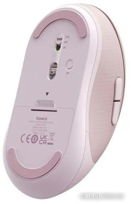 Мышь Baseus F02 Ergonomic Wireless Mouse (розовый) 