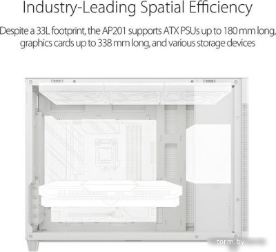 Корпус ASUS Prime AP201 (белый) 