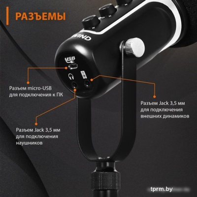 Проводной микрофон SunWind SW-SM500G 