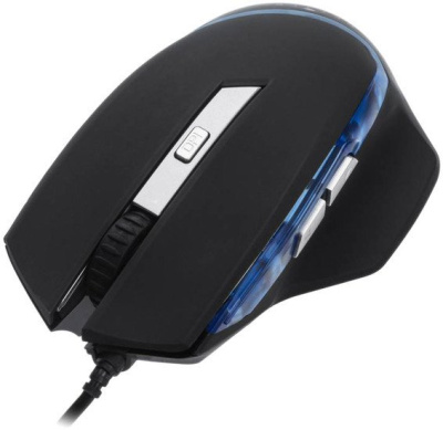 Игровая мышь Oklick 715G Gaming Optical Mouse Black/Blue (754785) 