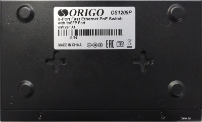 Неуправляемый коммутатор Origo OS1209P/80W/A1A 