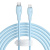 Кабель Baseus Pudding Series USB Type-C - Lightning (2 м, голубой) 