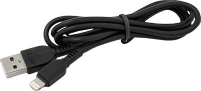 Кабель Mirex 13700-007i3BK USB Type A - Lightning (1.2 м, черный) 