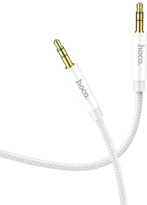Кабель Hoco UPA19 Jack 3.5 - Jack 3.5 (2 м, серебристый)