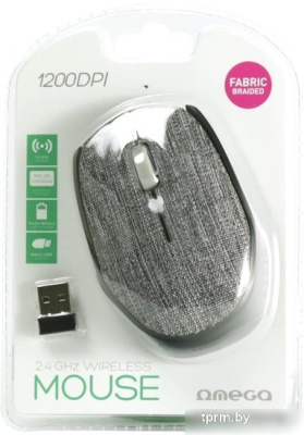 Мышь Omega OM-430 (серый) 