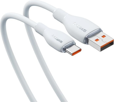 Кабель Baseus Pudding Series USB Type-A - USB Type-C (1.2 м, белый) 