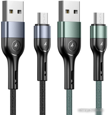 Кабель Usams U55 MicroUSB US-SJ450 (черный) 