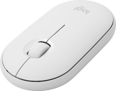 Мышь Logitech M350 Pebble (белый) 
