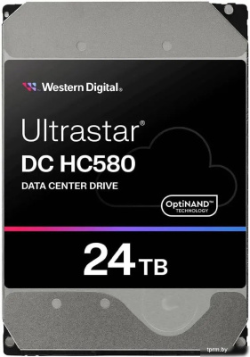 Жесткий диск WD Ultrastar DC HC580 24TB WUH722424ALE6L4 