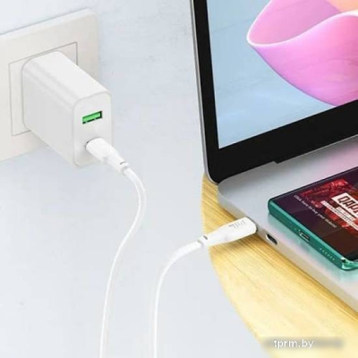 Кабель Hoco Hoco X93 USB Type-C - USB Type-C (2 м, белый) 