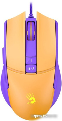 Игровая мышь A4Tech Bloody L65 Max (желтый/фиолетовый) 