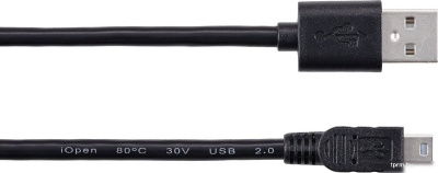 Кабель AOPEN ACU215A-1.8M USB Type-A - miniUSB Type-B (1.8 м, черный) 