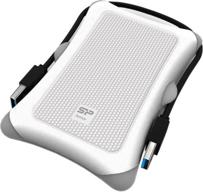Внешний жесткий диск Silicon-Power Armor A30 1TB White (SP010TBPHDA30S3W) 
