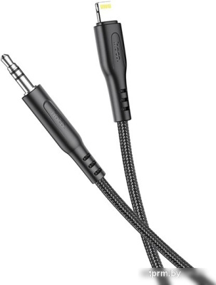 Кабель Hoco UPA18 Lightning - Jack 3.5 (1 м, черный) 