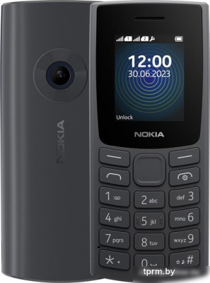 Кнопочный телефон Nokia 110 (2023) Dual SIM TA-1567 (угольный) 