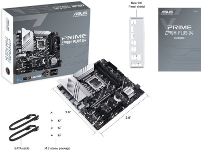 Материнская плата ASUS Prime Z790M-PLUS D4  Материнская плата ASUS Prime Z790M-PLUS D4
