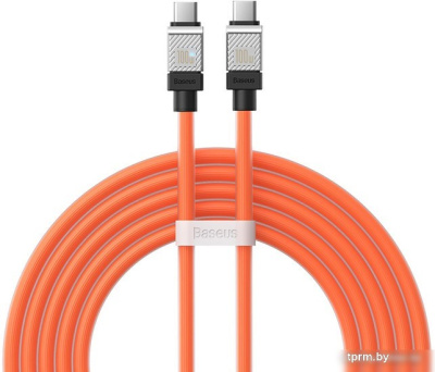 Кабель Baseus CoolPlay Series USB Type-C - USB Type-C (2 м, оранжевый) 