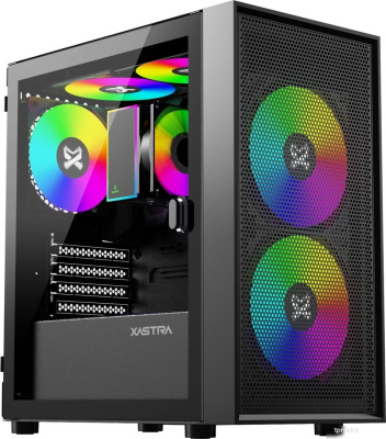 Корпус XASTRA A305M 3ARGB (черный) 