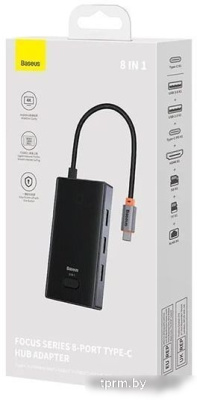 Док-станция Baseus Focus Series 6 Port Type-C Hub Adapter WKYY030313 