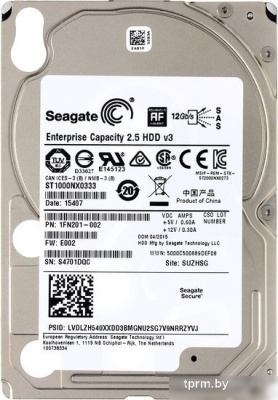Жесткий диск Seagate Enterprise Capacity 1TB (ST1000NX0333) 