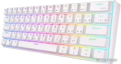 Royal Kludge RK61 RGB (белый, RK Red) 