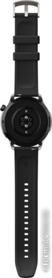 Умные часы Amazfit GTR 4 (серебристый, с черным ремешком из фторэластомера) 