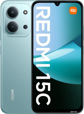 Телефон Xiaomi Redmi 15C 4G 8GB/256GB международная версия (зеленый) 