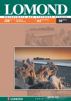 Фотобумага Lomond Матовая односторонняя A3 230 г/кв.м. 50 листов (0102156) 