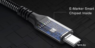 Кабель VCOM CU540M-1.2M USB4 - USB4 (1.2 м, черный) 