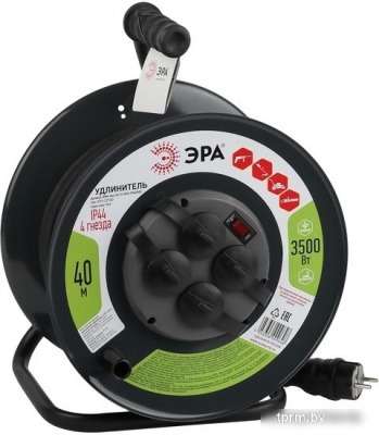 Удлинитель ЭРА RMx-4es-3x1.5-40m-IP44(KG) Б0046848 
