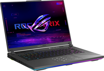 ASUS ROG Strix G16/ G614JIR-N4169/ i9-14900HX/ 16 WQXGA IPS-level AG 16:10 500nits 240Hz/ GF RTX 4070 8GB/ 32GB/ 1TB/ DOS/ noODD/ Eclipse Gray ноутбук 90NR0IG5-M007R0 