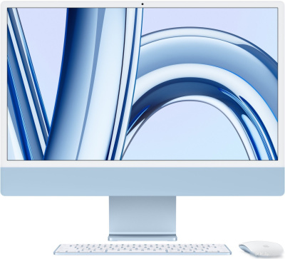 Моноблок Apple iMac 24 M3 256GB / MQRC3 (синий) 