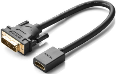 Кабель Ugreen 20118 DVI - HDMI (0.22 м, черный) 