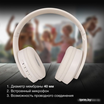 Наушники Hyundai H-HP102 (белый) 