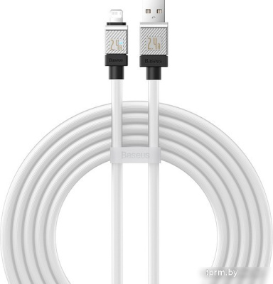 Кабель Baseus CoolPlay Series Fast Charging Cable 2.4A USB Type-A - Lightning (2 м, белый) 