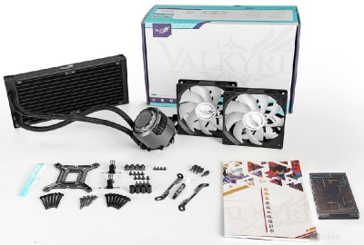 Система жидкостного охлаждения для процессора Valkyrie Jarn 240 ARGB (черный) 