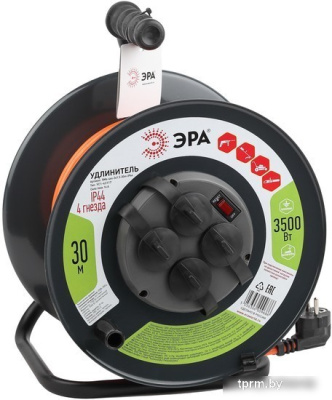Удлинитель ЭРА RMx-4es-3x1.5-30m-IP44 Б0046850 