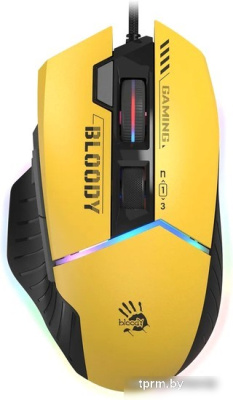 Игровая мышь A4Tech Bloody W95 Max Sports (желтый) 