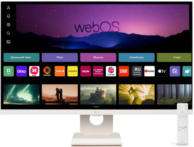 Smart монитор LG MyView Smart Monitor 27SR50F-W 