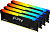 Оперативная память Kingston FURY Beast RGB 4x32ГБ DDR4 3600 МГц KF436C18BB2AK4/128 