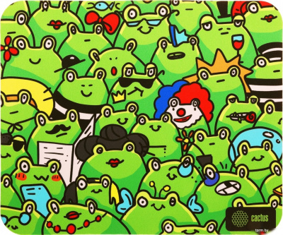 Коврик для мыши CACTUS Frogs CS-MPC-D09M 