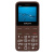 Кнопочный телефон Maxvi B231 (коричневый) 