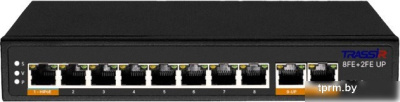 Неуправляемый коммутатор TRASSIR TR-NS1110-120-8PoE 