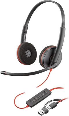 Офисная гарнитура Poly Blackwire 3220 8X228A6 
