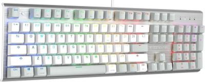 Клавиатура A4Tech Fstyler FS100 Neon (серебристый/серый) 