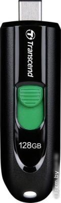 Transcend JetFlash 790C 128GB (черный/зеленый) 