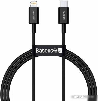 Кабель Baseus USB Type-C - Lightning CATLYS-A01 (1 м, черный) 